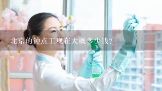 北京的钟点工现在大概多少钱?