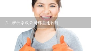 5 新洲家政公司哪里比较好