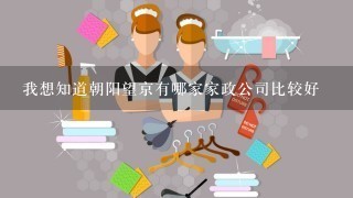 我想知道朝阳望京有哪家家政公司比较好