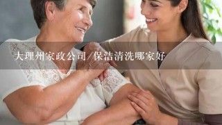 大理州家政公司/保洁清洗哪家好